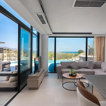 Trapezia Luxury Living Villa Kolymbia Exterior photo